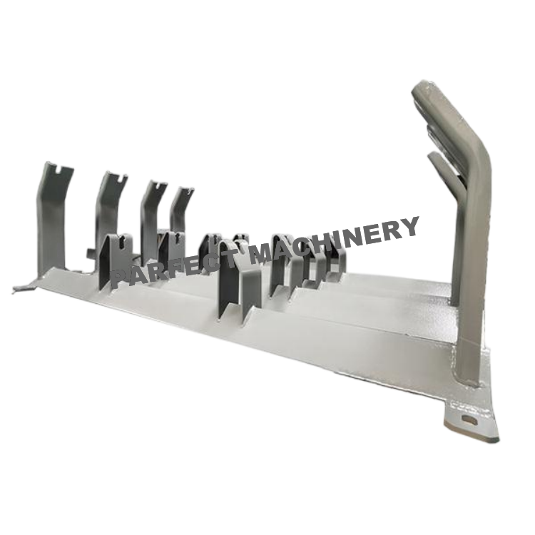 welding conveyor Idler roller bracket frame for belt-frame welding-metal welding05