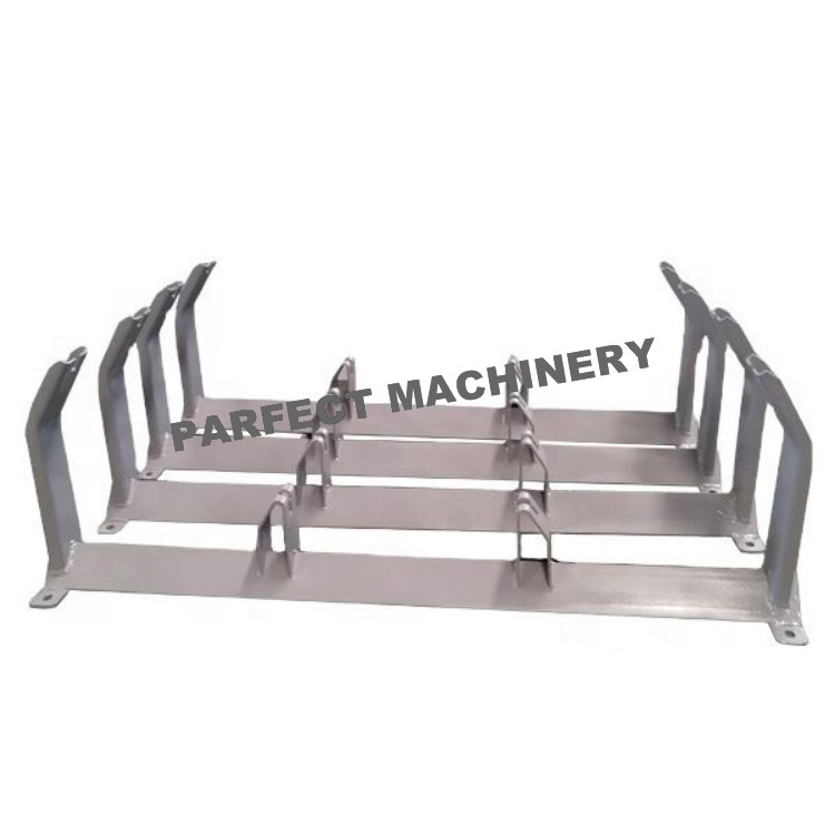 welding conveyor Idler roller bracket frame for belt-frame welding-metal welding03