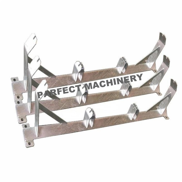 welding conveyor Idler roller bracket frame for belt-frame welding-metal welding15
