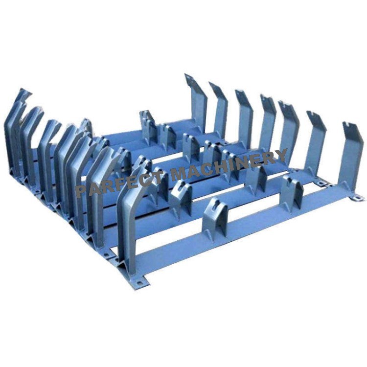 welding conveyor Idler roller bracket frame for belt-frame welding-metal welding13