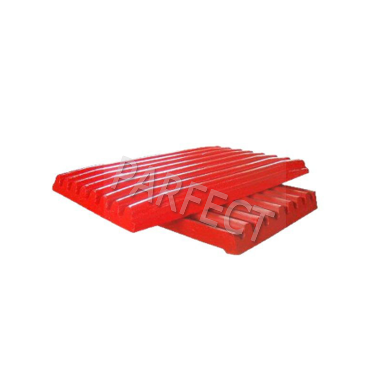 The concave plate of an impact crusher