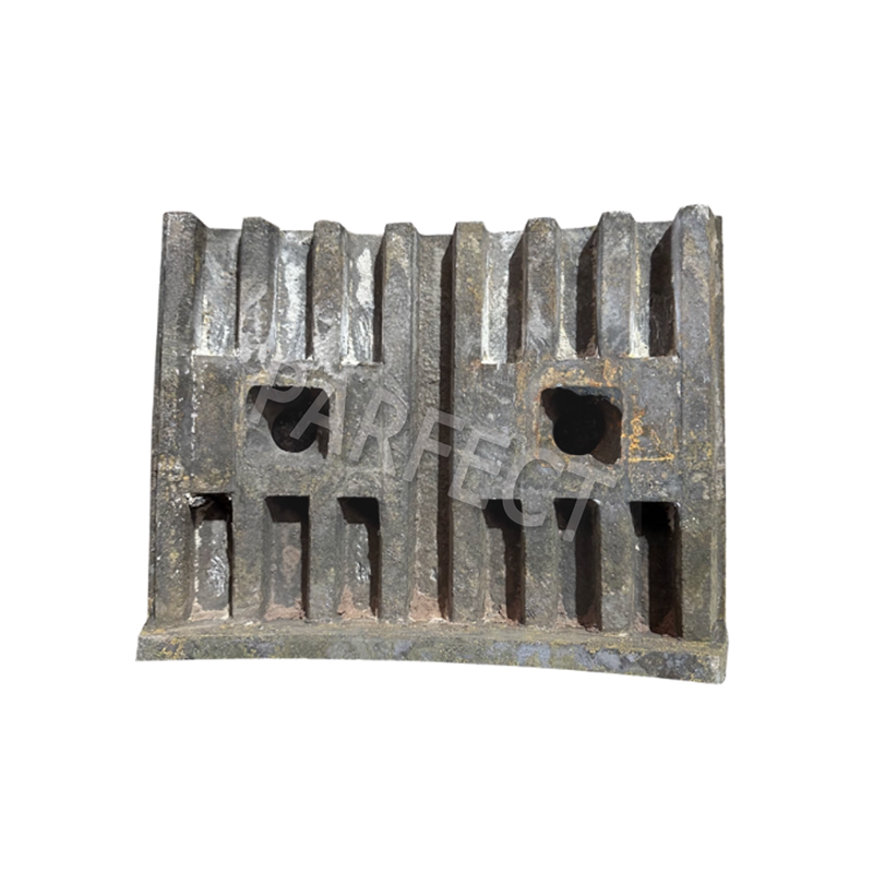 Crusher machining wear resistant liner plate