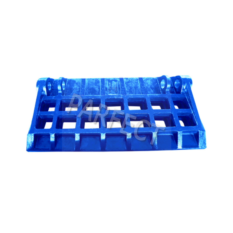 Crusher machining wear resistant liner plate