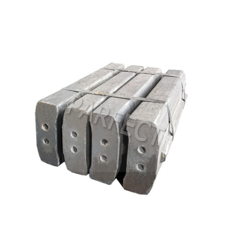 Crusher machining wear resistant liner plate