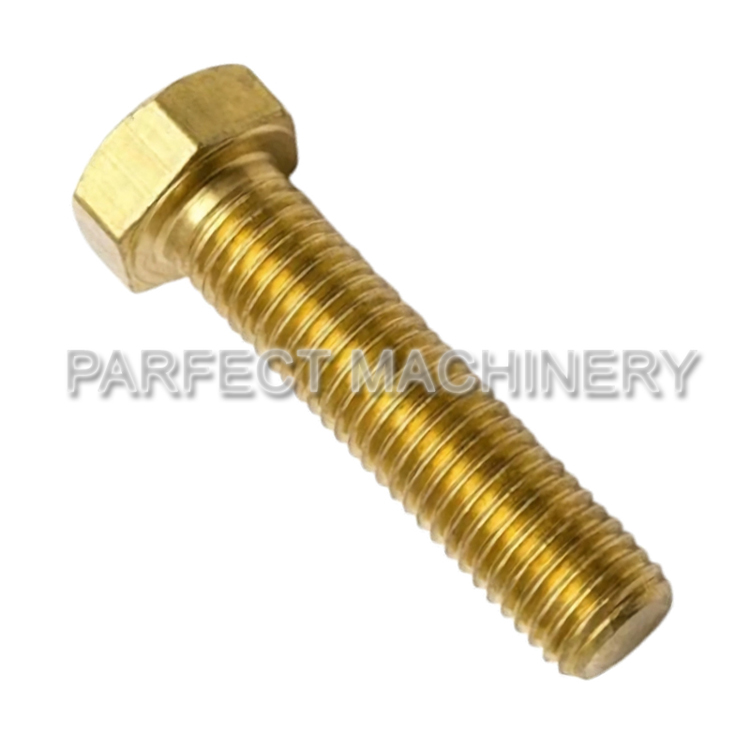 brass hex head bolt-cold headed brass part-cold forging 01