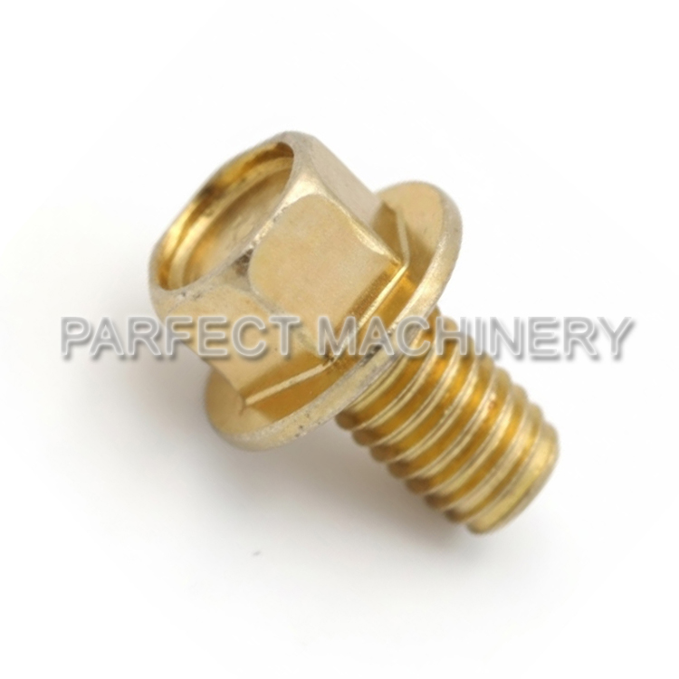 brass hex head bolt-cold headed brass part-cold forging 07