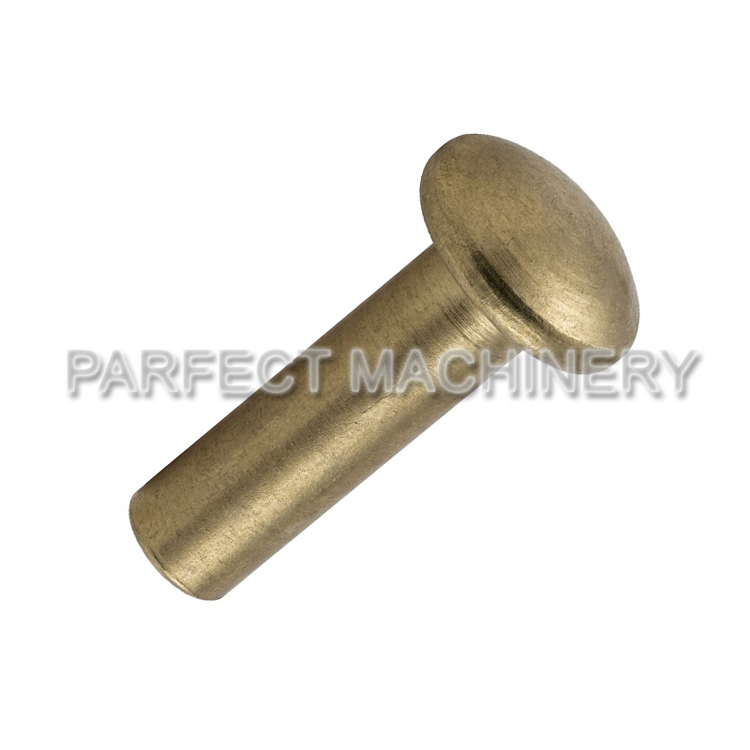 brass rivet-cold headed brass part-cold forging 01