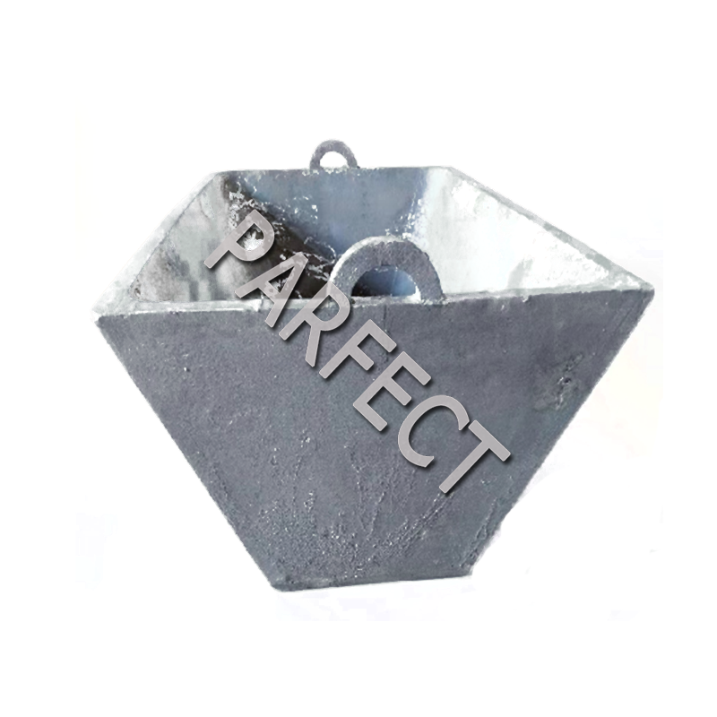 Slagging pot for aluminum smelting 6