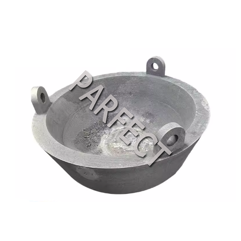 Slagging pot for aluminum smelting 1